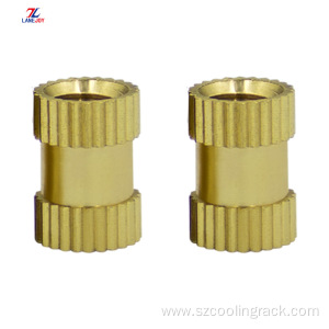 thermo-injection copper nut copper knurled insert copper